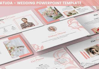 30页3种配色婚礼策划婚庆公司介绍PPT模板 - 顶尖PPT