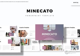 30页5种配色国外极简风格多用途ppt模板 - 顶尖PPT