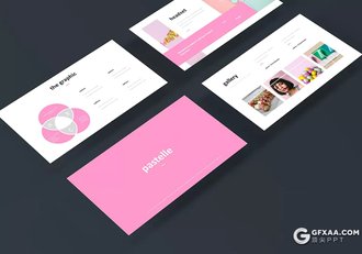 30页5种配色扁平化简约风格ppt模板 - 顶尖PPT