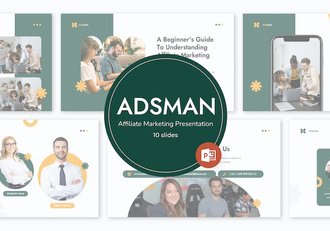 广告人联盟营销市场推广PPT模板 - 顶尖PPT