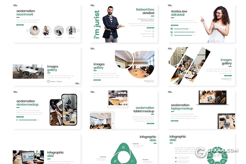 30页5种配色企业内部会议谈论Google slides模板 - 顶尖PPT