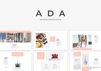 90页极简文艺风格国外摄影图片展示keynote模板 - 顶尖PPT