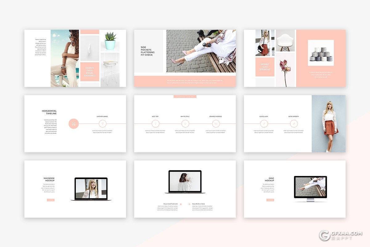 90页极简文艺风格国外摄影图片展示keynote模板 - 顶尖PPT