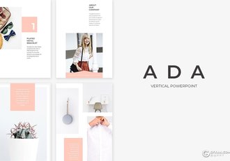 90页A4规国外格极简文艺风格摄影图片展示ppt模板 - 顶尖PPT