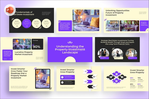 物业投资管业管理PPT模板 - 顶尖PPT