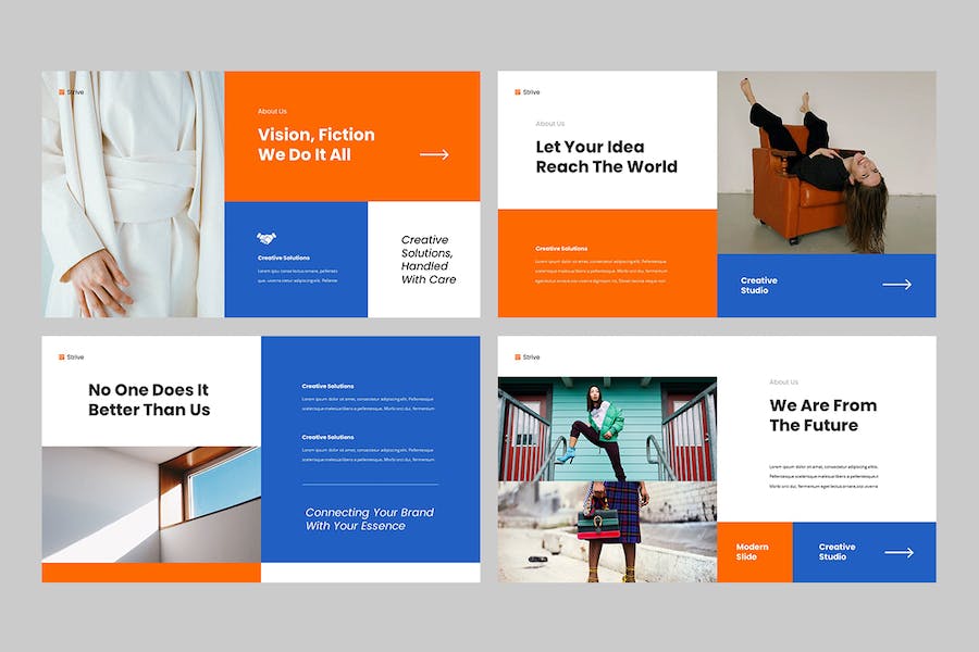 商务创意工作室PPT模板 - 顶尖PPT