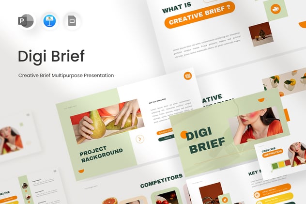 创意极简画布提案Keynote模板 - 顶尖PPT