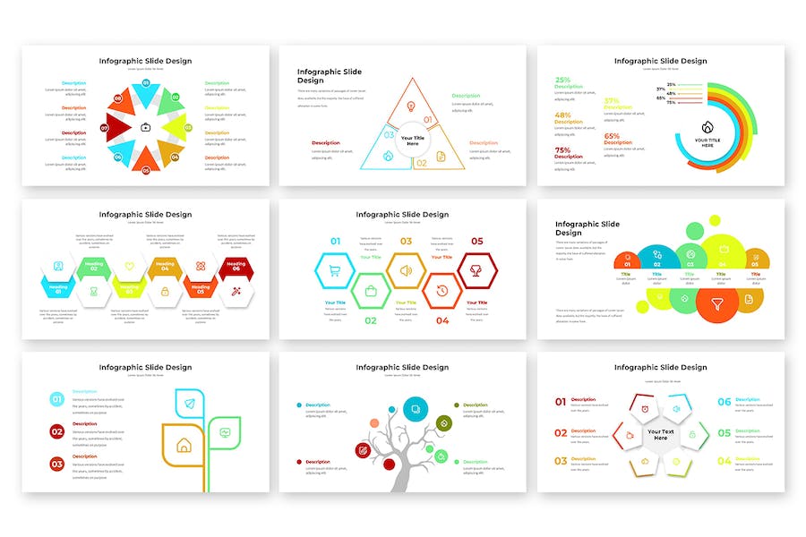 国外个人业务信息图形展示Keynote模板 - 顶尖PPT