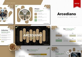 30页5种配色创意圆形商务多用途ppt模板 - 顶尖PPT