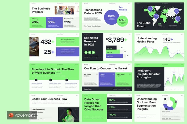 数据分析统计报告展示PPT模板 - 顶尖PPT