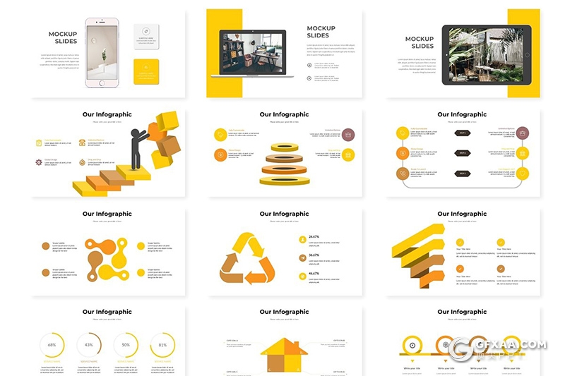 30页国外公司团队介绍工作计划统计keynote模板 5种主题配色 - 顶尖PPT