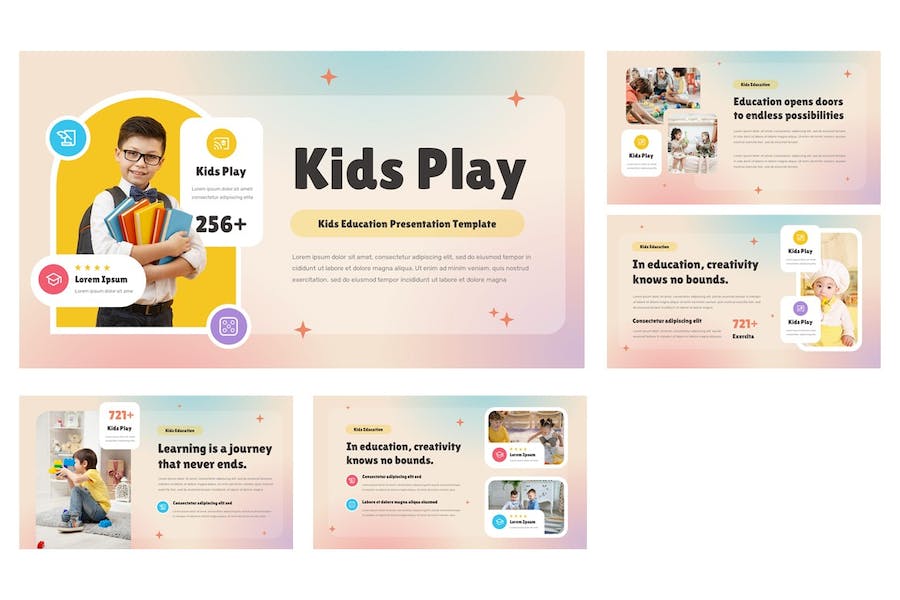 教育课程教学讲述方案Keynote模板 - 顶尖PPT