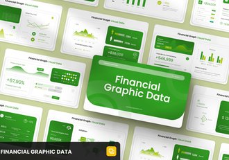 财务数据可视化展示PPT模板 - 顶尖PPT