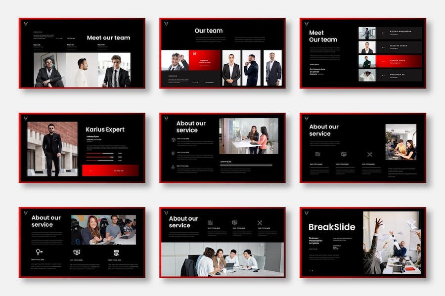 企业商务风格keynote模板 - 顶尖PPT