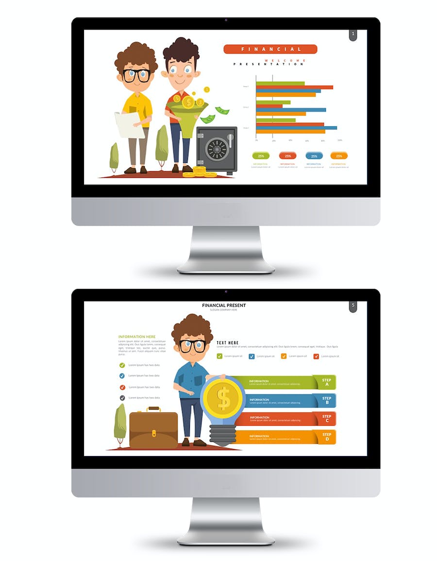 财务管理报告数据统计展示PPT模板 - 顶尖PPT