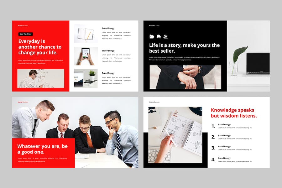 商务通用风格Keynote模板 - 顶尖PPT