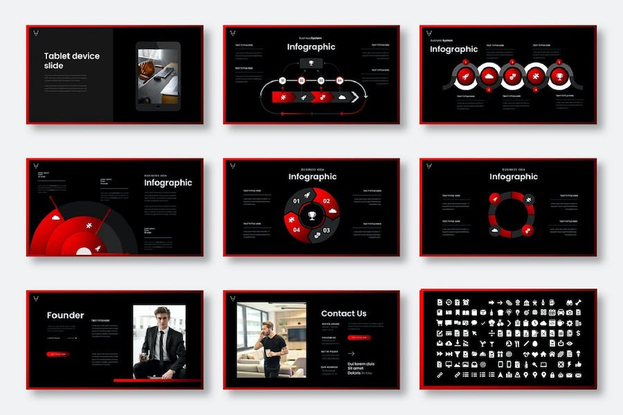 企业商务风格keynote模板 - 顶尖PPT
