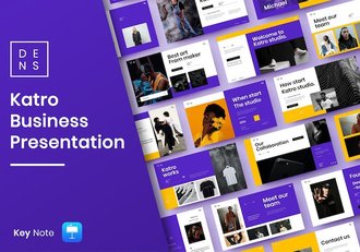 商务项目介绍品牌展示业务推介Keynote模板 - 顶尖PPT