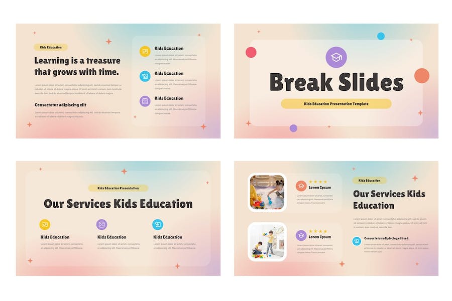 教育课程教学讲述方案Keynote模板 - 顶尖PPT