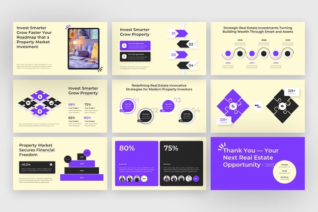 物业投资管业管理PPT模板 - 顶尖PPT