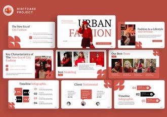 时尚服装品牌推广展示PPT模板 - 顶尖PPT