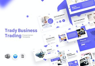 贸易商务交易项目方案Keynote模板 - 顶尖PPT