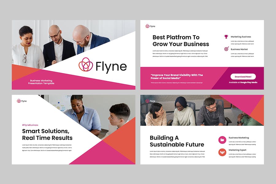 欧美市场营销策划PPT模板 - 顶尖PPT