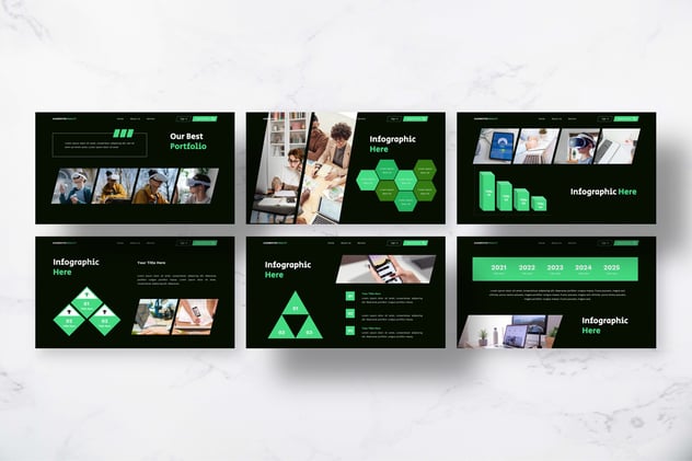 增强现实AR技术主题PPT模板 - 顶尖PPT