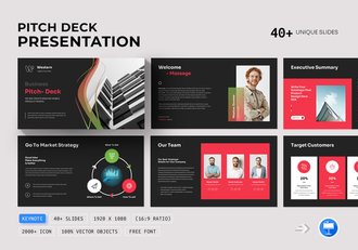 商业计划工作总结keynote模板 - 顶尖PPT