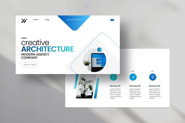 企业架构团队公司简介PPT模板 - 顶尖PPT