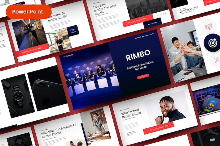 欧美商业商务团队合作项目会议通用PPT模板 - 顶尖PPT