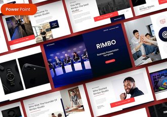 欧美商业商务团队合作项目会议通用PPT模板 - 顶尖PPT