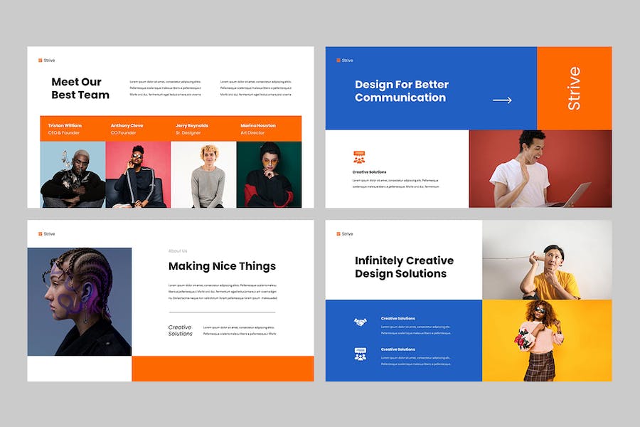 商务创意工作室PPT模板 - 顶尖PPT