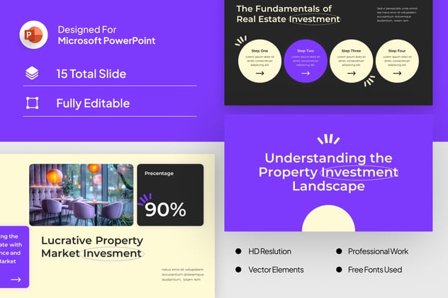 物业投资管业管理PPT模板 - 顶尖PPT