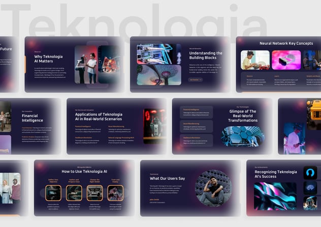 人工智能科技AI PowerPoint模板 - 顶尖PPT