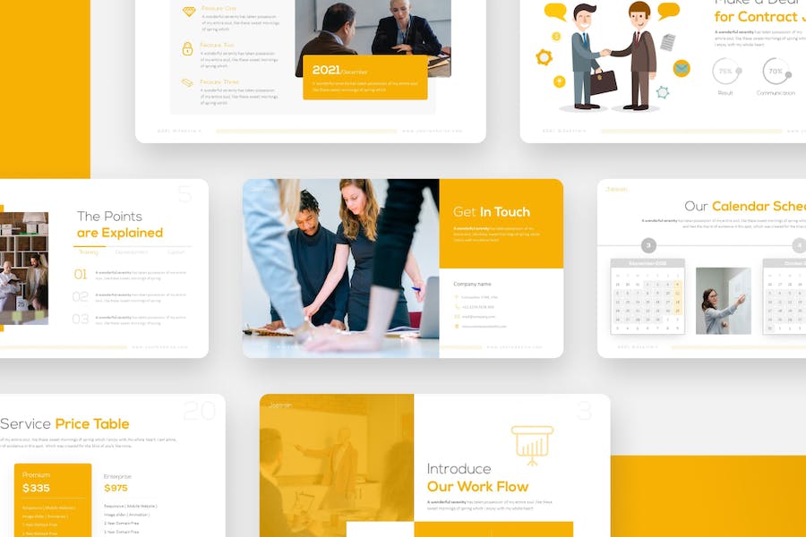 业务培训团队架构PPT模板 - 顶尖PPT