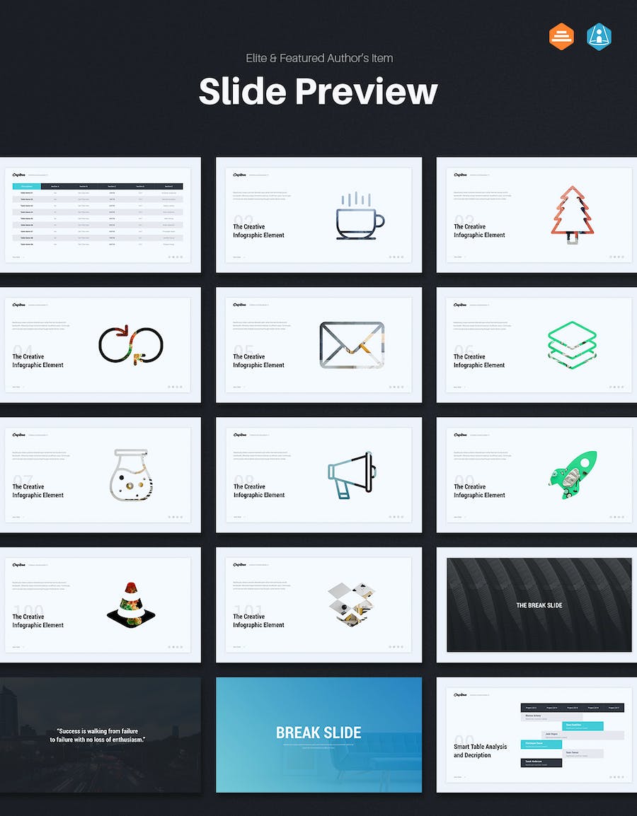 极简风格国外商务计划总结PPT模板 - 顶尖PPT