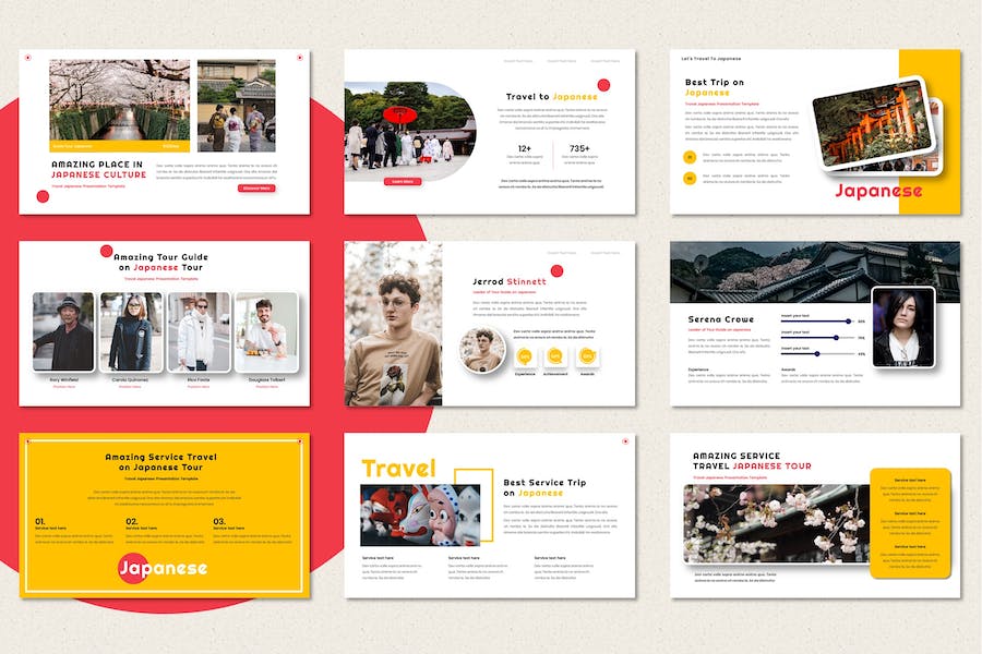 日本旅游文化推广宣传PPT模板 - 顶尖PPT