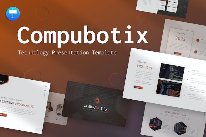 程序技术团队展示商业计划项目合作通用keynote模板 - 顶尖PPT
