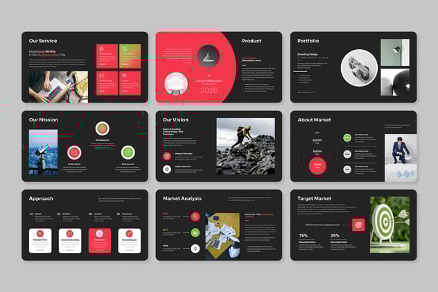 商业计划工作总结keynote模板 - 顶尖PPT