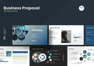 商业提案商务风格keynote演讲模板 - 顶尖PPT