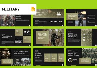 军事防御教育教学PPT模板 - 顶尖PPT