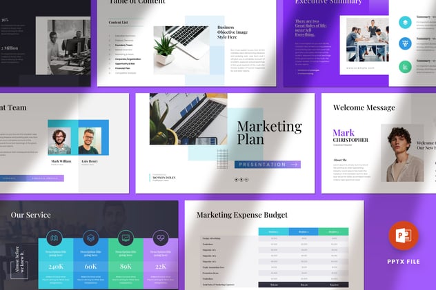 营销计划推广宣传PPT模板 - 顶尖PPT