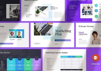 营销计划推广宣传PPT模板 - 顶尖PPT