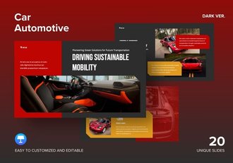 汽车发布会介绍展示keynote模板 - 顶尖PPT