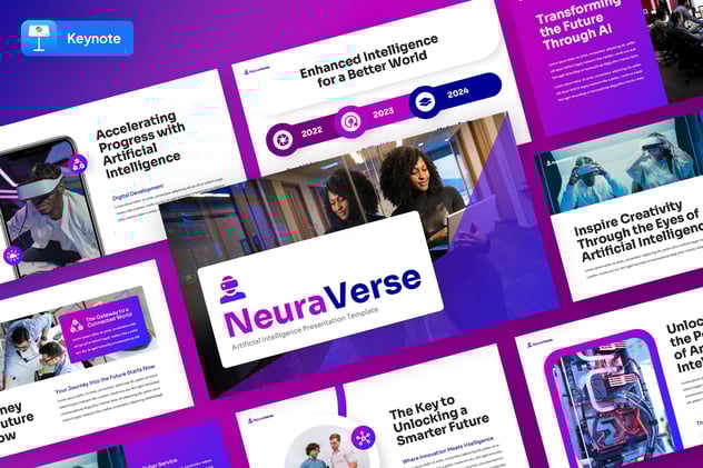 人工智能AI主题keynote模板 - 顶尖PPT