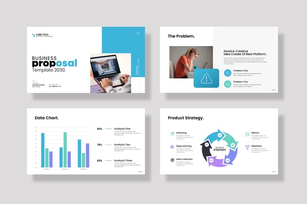 商业提案keynote演讲模板 - 顶尖PPT