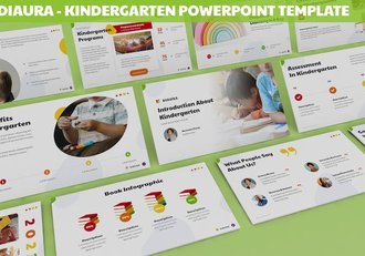 幼儿园特色教学少儿启蒙大脑开发PPT模板 - 顶尖PPT