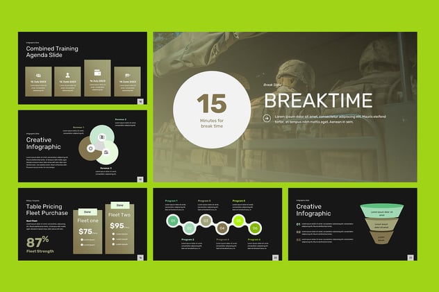 军事防御教育教学PPT模板 - 顶尖PPT