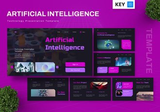 人工智能技术主题keynote模板 - 顶尖PPT